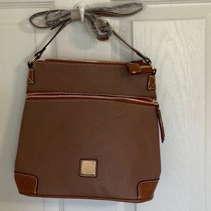 🦋 MWOT Brown shoulder bag 9” wide, 10” tall, 4” deep.